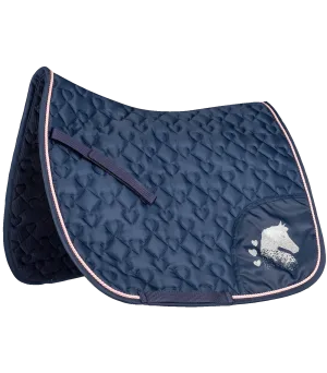 LUCKY HEART - GLITTER SADDLE PAD by Waldhausen