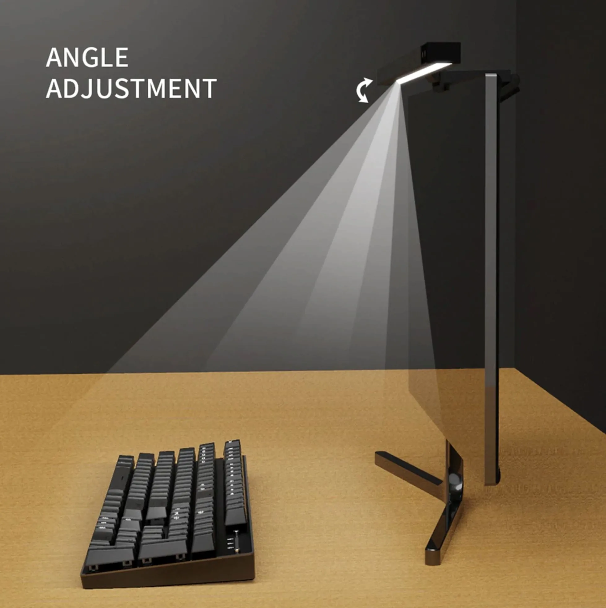LYMAX USB Screen Hanging Light D006 Computer Monitor Light with 3 Light Modes