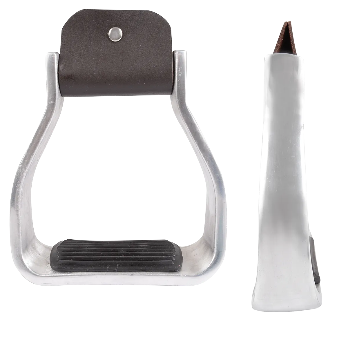 MARTIN ALUMINUM STIRRUP W/ RUBBER TREAD