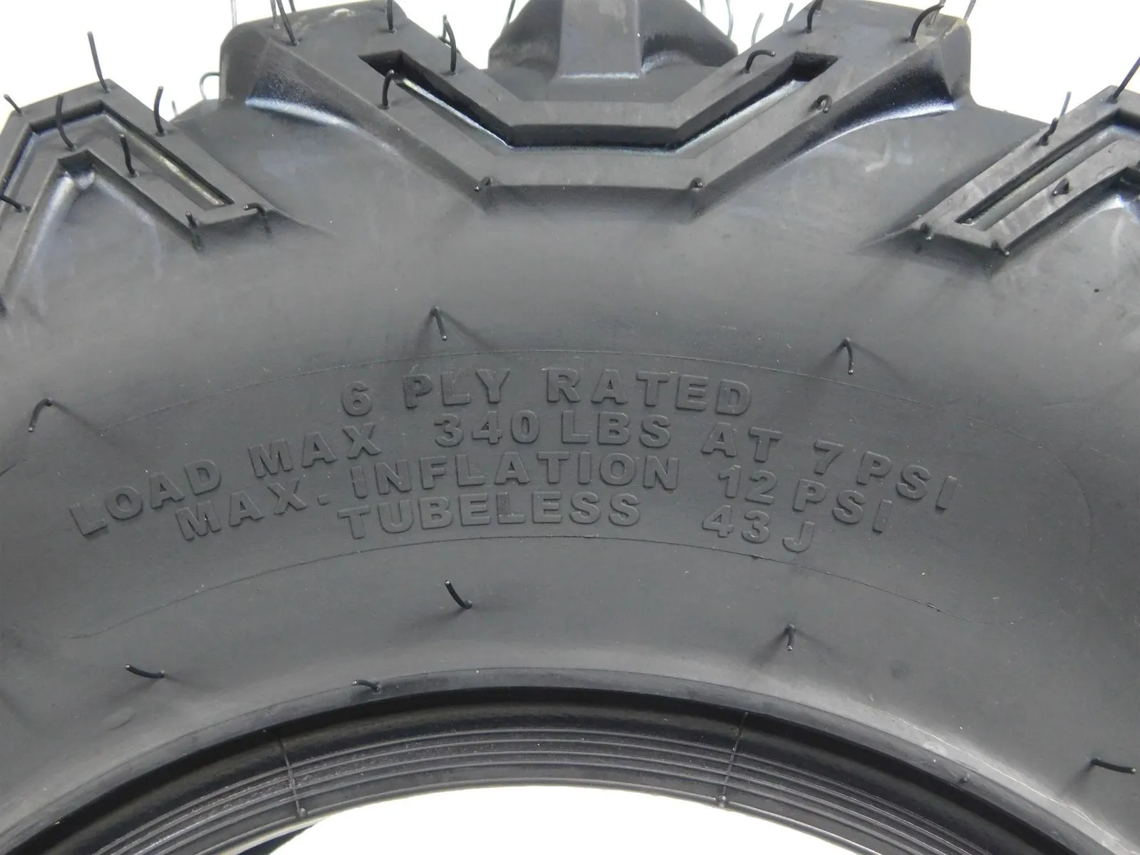 MASSFX 25x8-12 Front Off-Road Tire ATV, UTV or SXS Tire 2 Pack