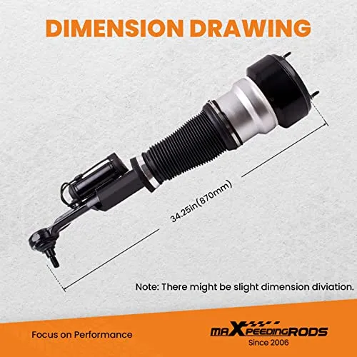 maXpeedingrods Front Left Air Suspension Shock Absorber Strut for Mercedes-Benz S550 S450 S350 CL550 2007-2013 4MATIC AWD 2213200438