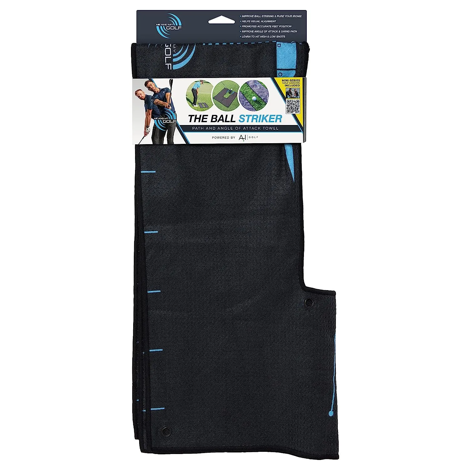 Me And My Golf Ball Striker Alignment Towel - Includes Instructional Training Videos