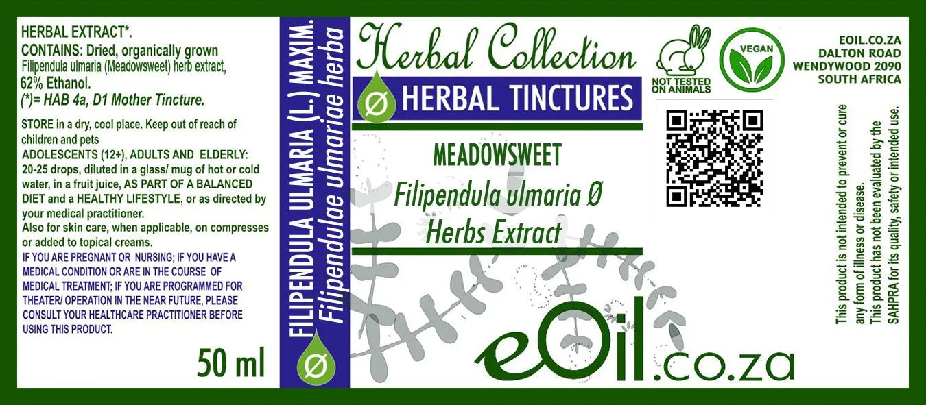 Meadowsweet Herbal Extract ( Fillipendula ulmaria )