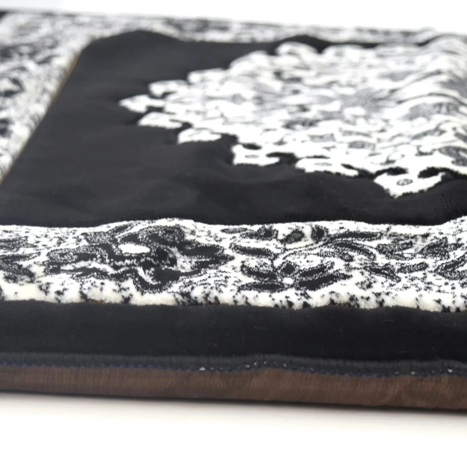 Memory Foam Padded Prayer Mat - Black