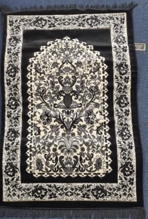 Memory Foam Padded Prayer Mat - Black
