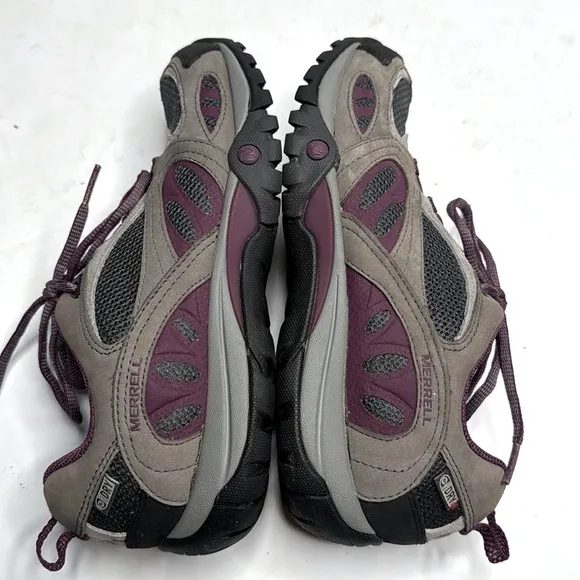 Merrell Women's Azura Castle Rock Purple  Waterproof Hiking Shoes S-285 Sz 8.5