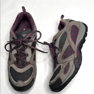 Merrell Women's Azura Castle Rock Purple  Waterproof Hiking Shoes S-285 Sz 8.5