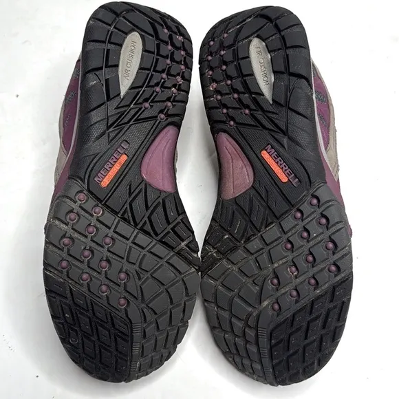 Merrell Women's Azura Castle Rock Purple  Waterproof Hiking Shoes S-285 Sz 8.5