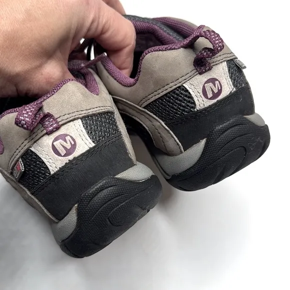 Merrell Women's Azura Castle Rock Purple  Waterproof Hiking Shoes S-285 Sz 8.5