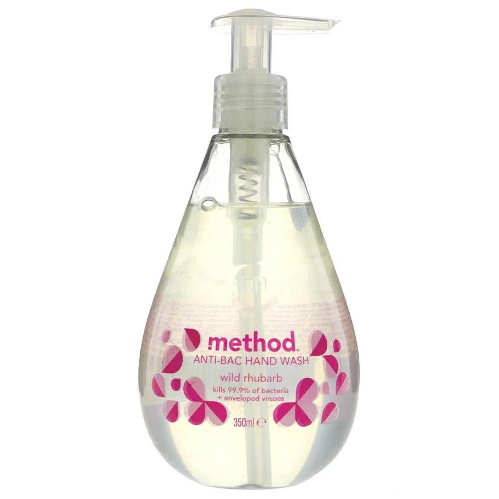 Method | Anti Bacterial Handsoap - Wild Rhubarb  | 350ml
