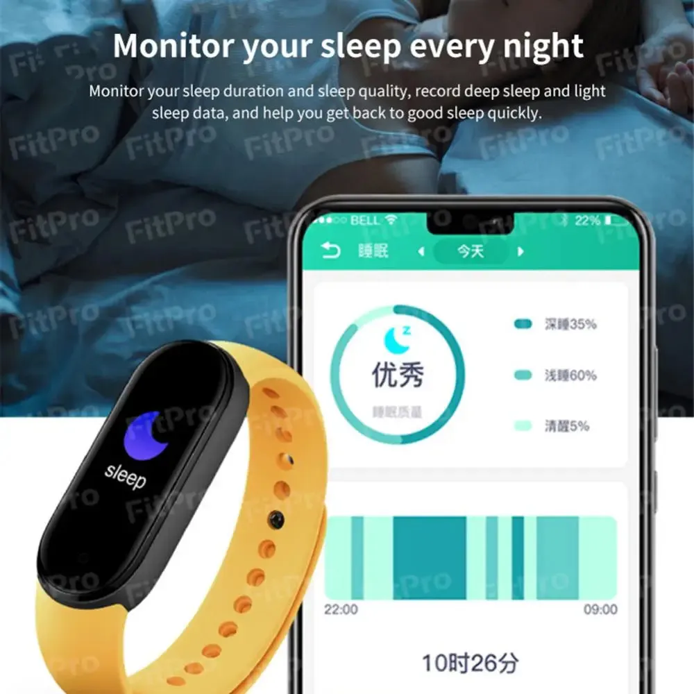 Mi Band 7: Large Screen, Heart Rate, Blood Pressure, IP67 Waterproof