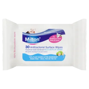 Milton Antibacterial Wipes 30 Pack