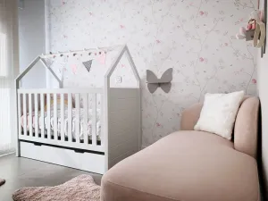 Montessori Bed Crib with drawer
