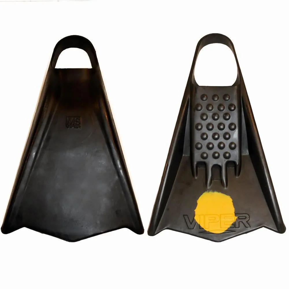 MS VIPER FINS - BLACK YELLOW