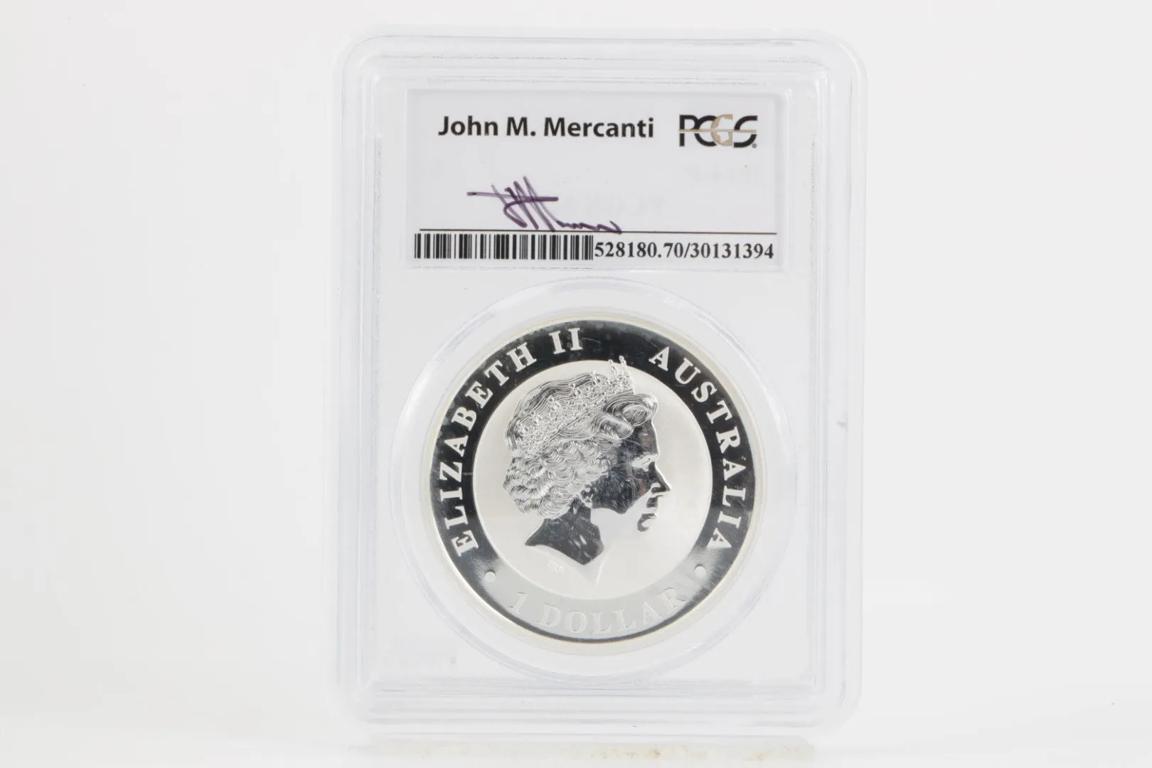 MS70 2014-P Wedge Tailed Eagle Mercanti Signature Australia $1 1-oz Silver