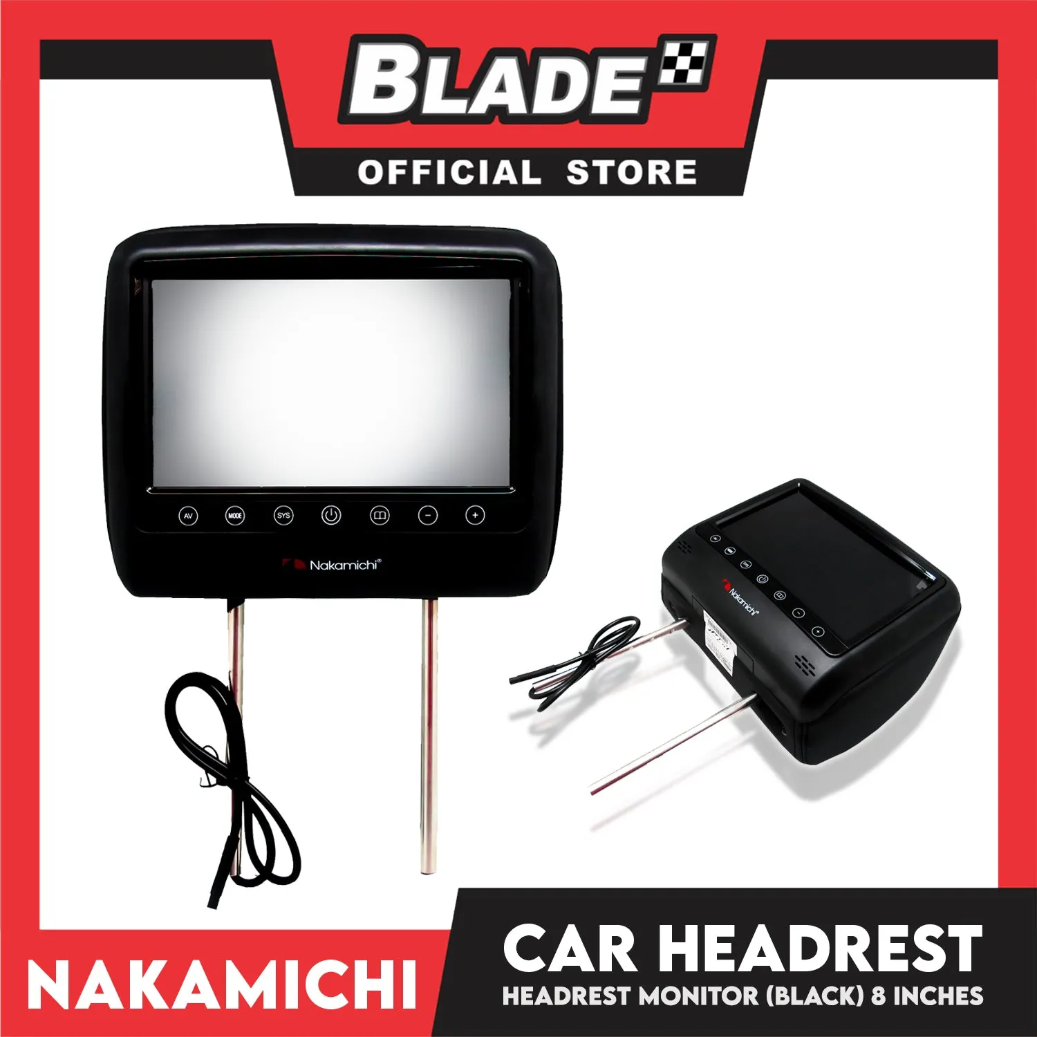 Nakamichi Car Headrest Monitor 8''