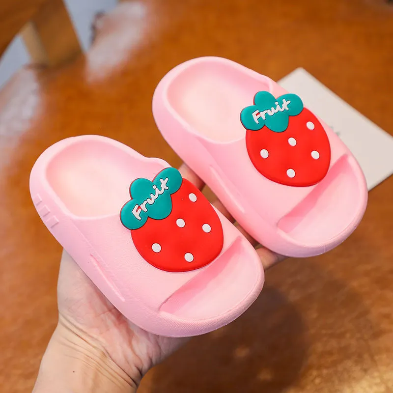 New Cute Children's Soft Comfortable Platform Outing Children's Baby Boy and Girl Summer Floor Shoes Bathroom Soft Bottom Slippers