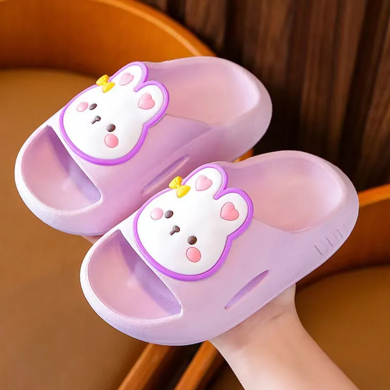 New Cute Children's Soft Comfortable Platform Outing Children's Baby Boy and Girl Summer Floor Shoes Bathroom Soft Bottom Slippers