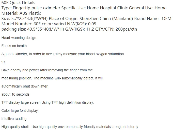 NEW Fingertip Pulse Oximeter! The perfect device for spot-checking oxygen and pulse rates