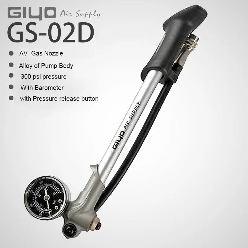 NEW GIYO 300 PSI Air Inflator Bicycle Bike Pump