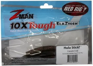 NEW IN PACKAGE! Z-MAN HULA STICKZ 6 PACK! CANADA CRAW! FISHING BAIT
