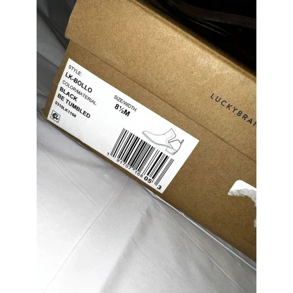 NEW Lucky Brand Women's Bollo Bootie Ankle Boot Sz 8.5
