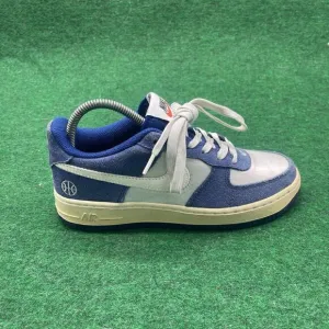 Nike Air Force 1 GS 596728-438 Youth Size 5Y- Blue White