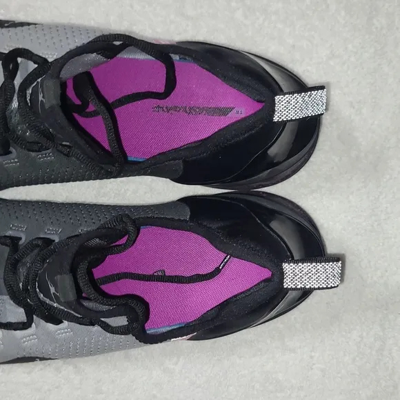 Nike Air Jordan React Havoc Black Gray Purple Size 10.5