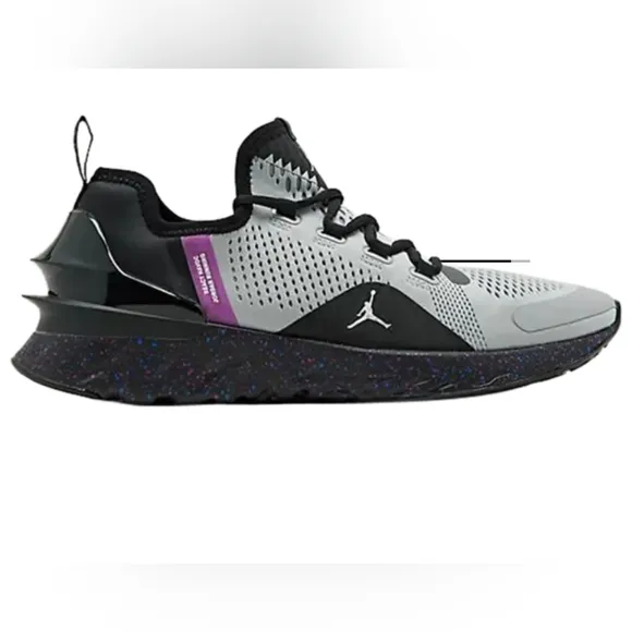 Nike Air Jordan React Havoc Black Gray Purple Size 10.5