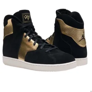 Nike Jordan Westbrook 0.2 E Hightop Black &amp; Gold, Size 9.5