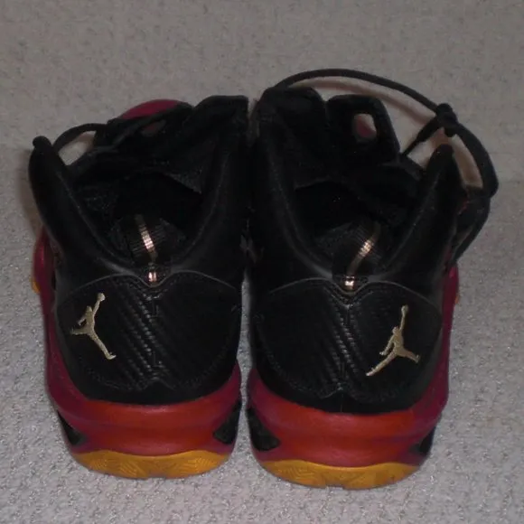 Nike Men's Air Jordan Melo M9 Blk/Red 551879-028 Basketball Shoes Size 10 @A