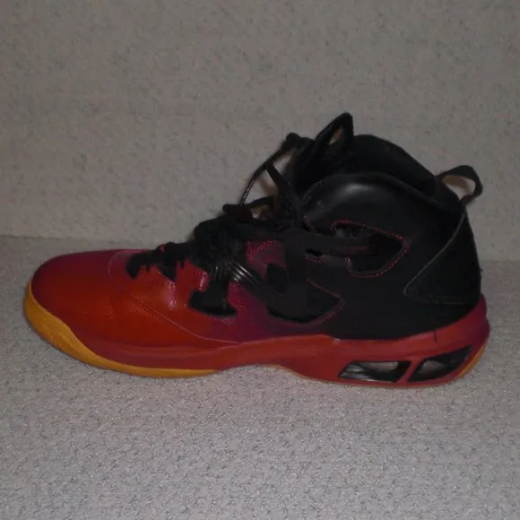 Nike Men's Air Jordan Melo M9 Blk/Red 551879-028 Basketball Shoes Size 10 @A
