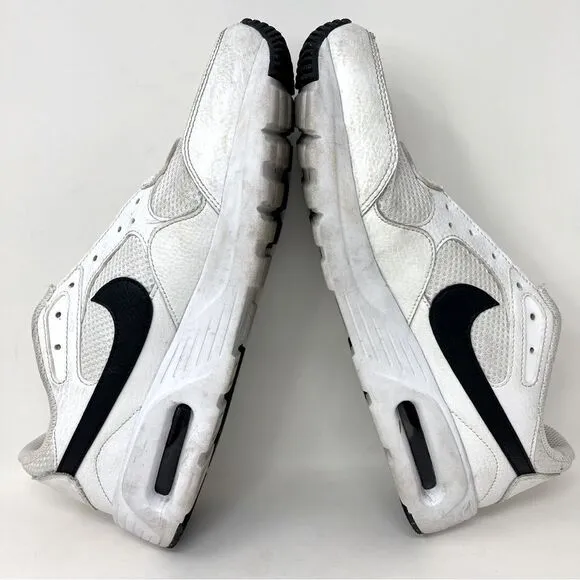 Nike Men's Air Max SC Shoes, size US 9.5, white with black swoosh
