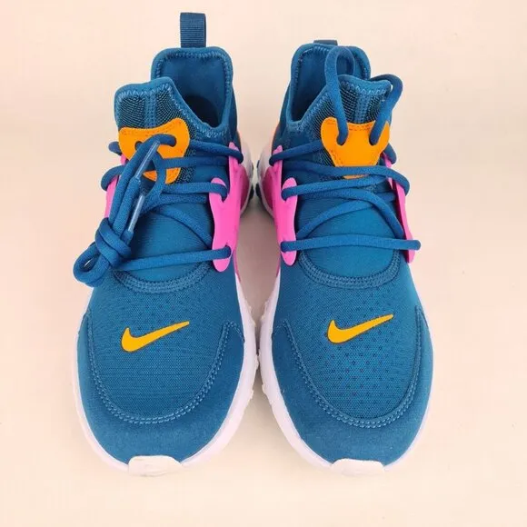 Nike React Presto GS Womens Shoes Running Athletic Blue