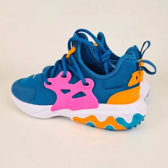 Nike React Presto GS Womens Shoes Running Athletic Blue
