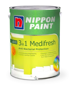 Nippon Paint 3 In 1 Medi Fresh - 5 Litre