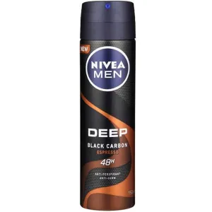 Nivea Men Spray Deodorant Deep Black Carbon Espresso -150 ml