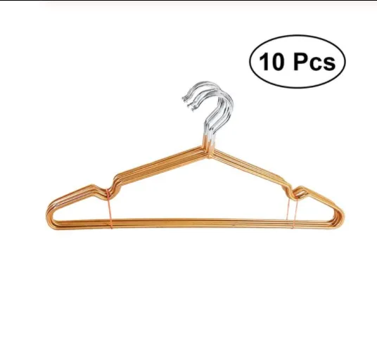 Non-marking metal impregnated plastic hanger