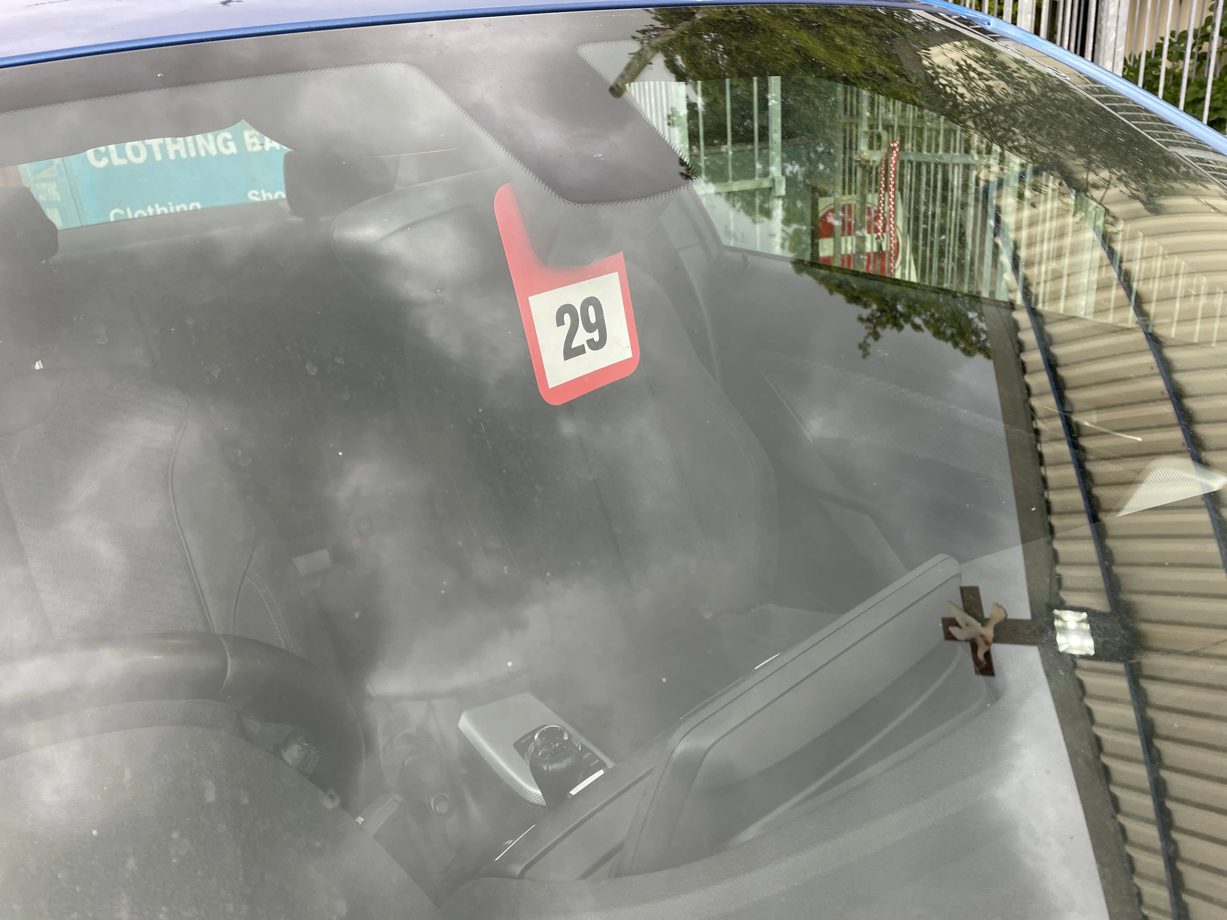 Numbered Mirror Hangers - Red| Car Key Tracking System