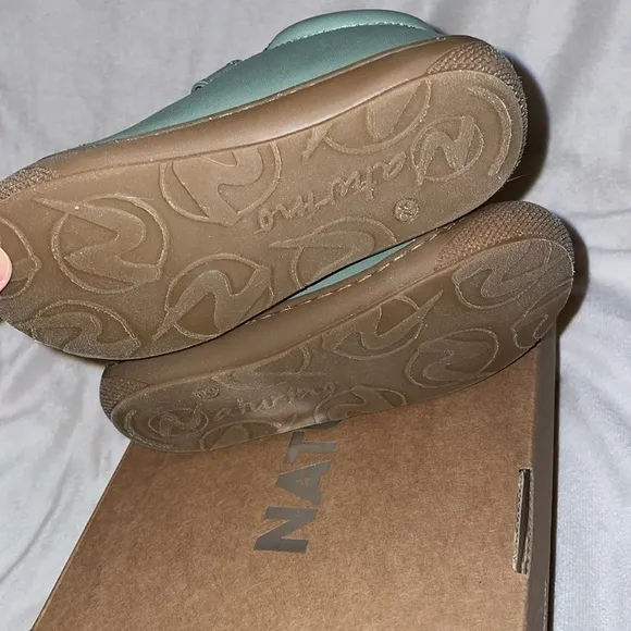 NWT NATURINO COCOON VL First Step Shoes with Wool Lining in Sage