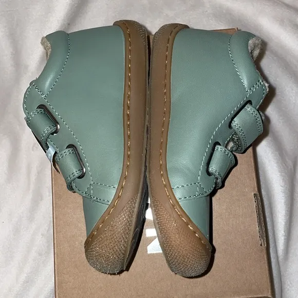 NWT NATURINO COCOON VL First Step Shoes with Wool Lining in Sage