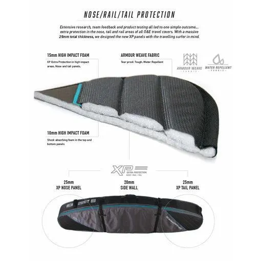 Ocean and Earth Boardbag Quad Coffin