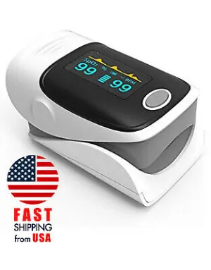 OLED Finger Fingertip Pulse Oximeter Blood Oxygen meter SpO2 Heart Rate Patient