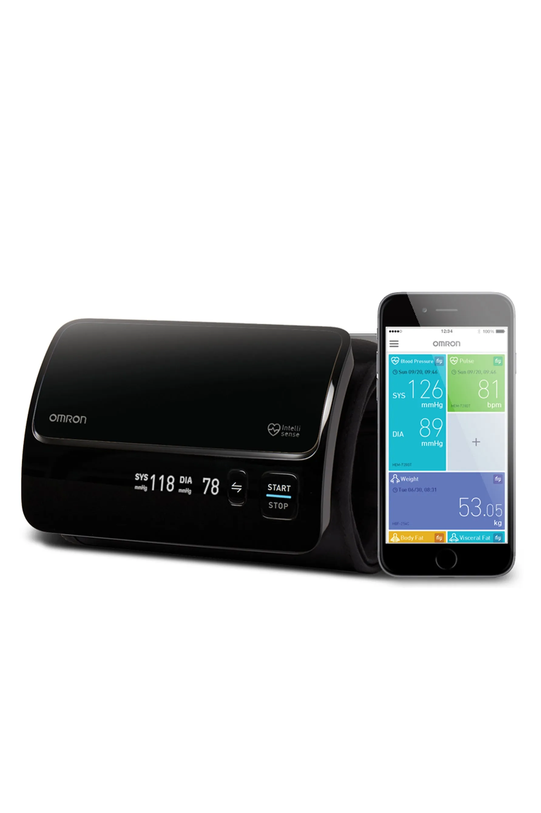 OMRON HEM7600T Smart Elite  Bluetooth Blood Pressure Monitor
