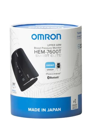 OMRON HEM7600T Smart Elite  Bluetooth Blood Pressure Monitor