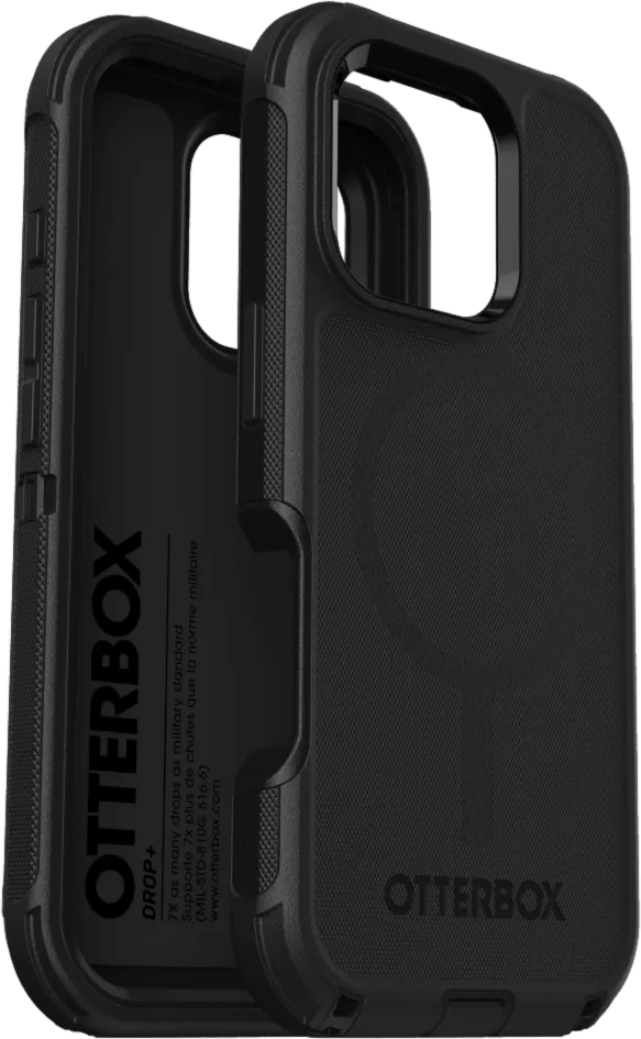 OtterBox - Defender Pro MagSafe Case for Apple iPhone 16 Pro - Black
