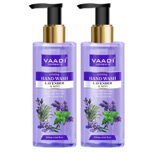 Pack of 2 Calming Lavender & Mint Hand Wash - Deep Moisutirizing (250 ml x 2)