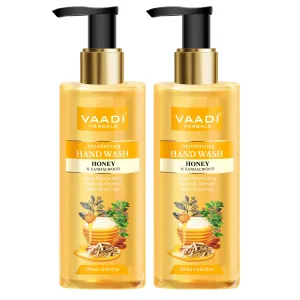 Pack of 2 Deep Moisturizing Honey & Sandal Hand Wash (250 ml x 2)