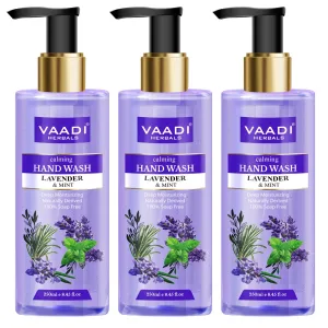 Pack of 3 Calming Lavender & Mint Hand Wash - Deep Moisutirizing (250 ml x 3)