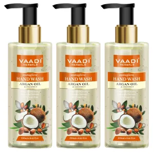 Pack of 3 Instaglow Argan Oil & Coconut Hand Wash (250 ml x 3)
